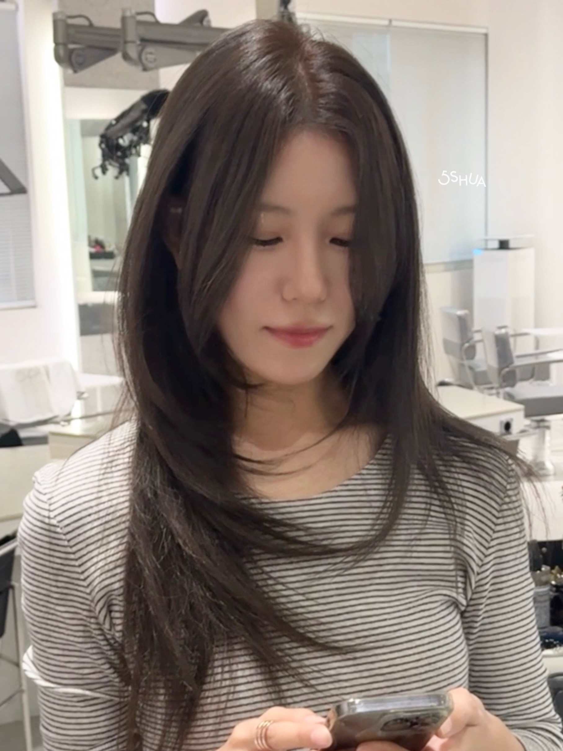 애쉬브라운 염색 — 탈색 없이 가능한 애쉬브라운 염색 · 붉은기, 주황기 도는 머리색이 안 어울리는 분